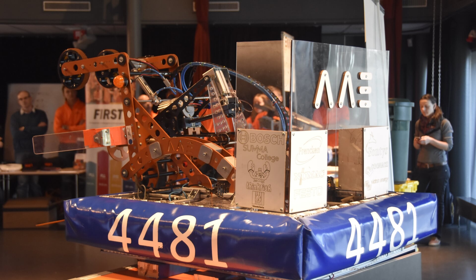 De robot van Team Rembrandts uit de competitie van 2016