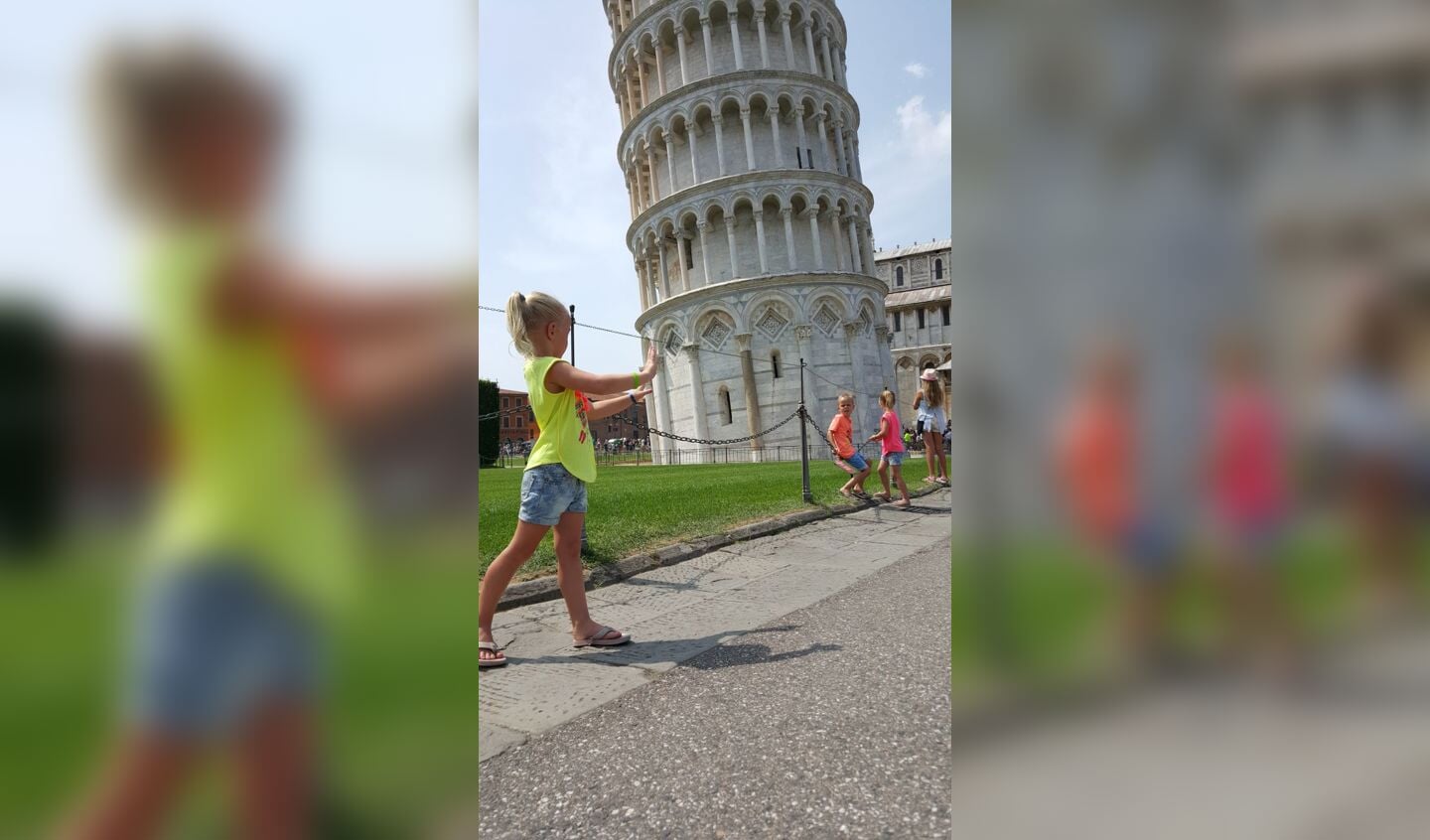 Evi de toren van Pisa terug te duwen. Jan en Maria van Weert