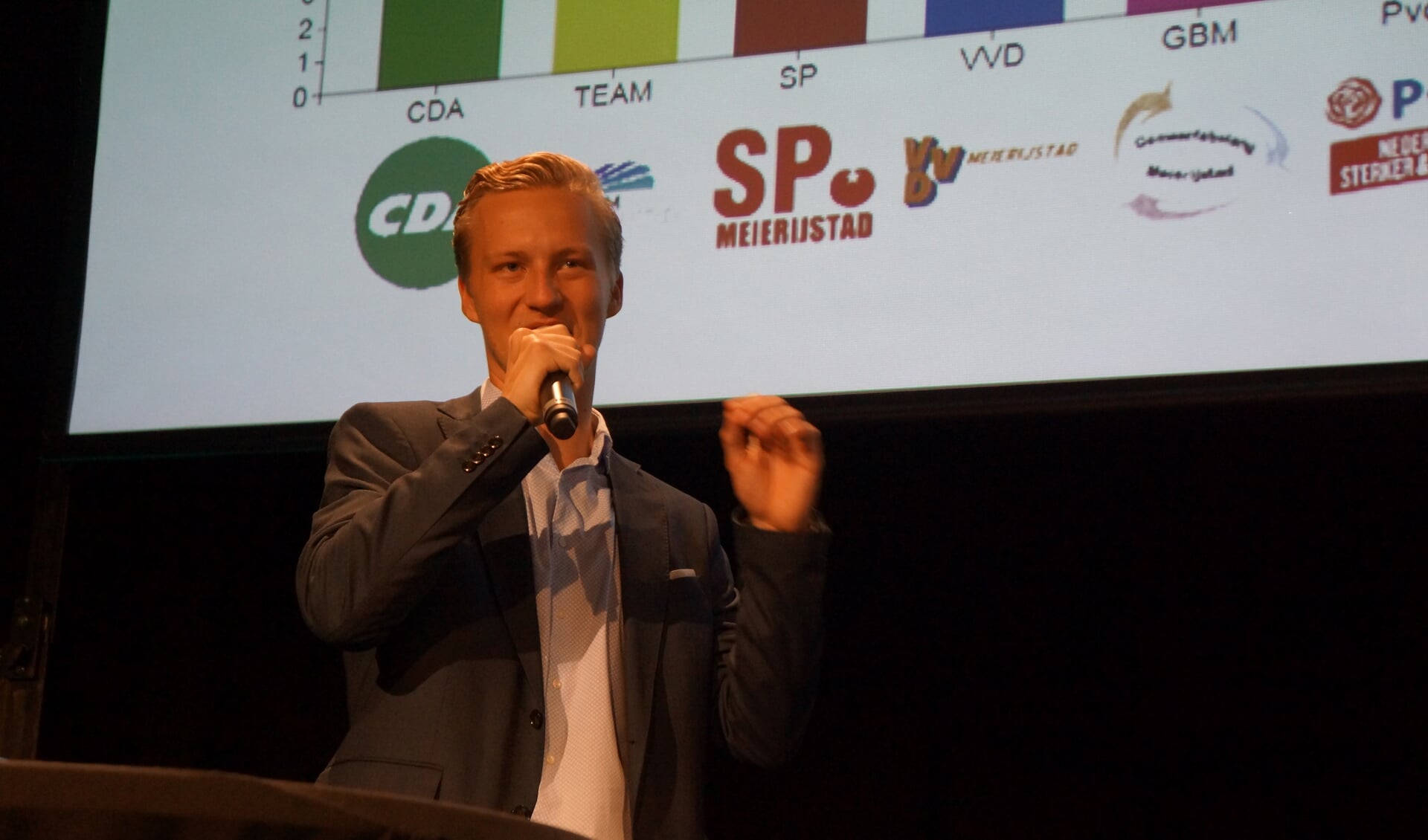 Thijs van Zutphen blijft als 'frontman' in de raad voor Lijst Blanco.