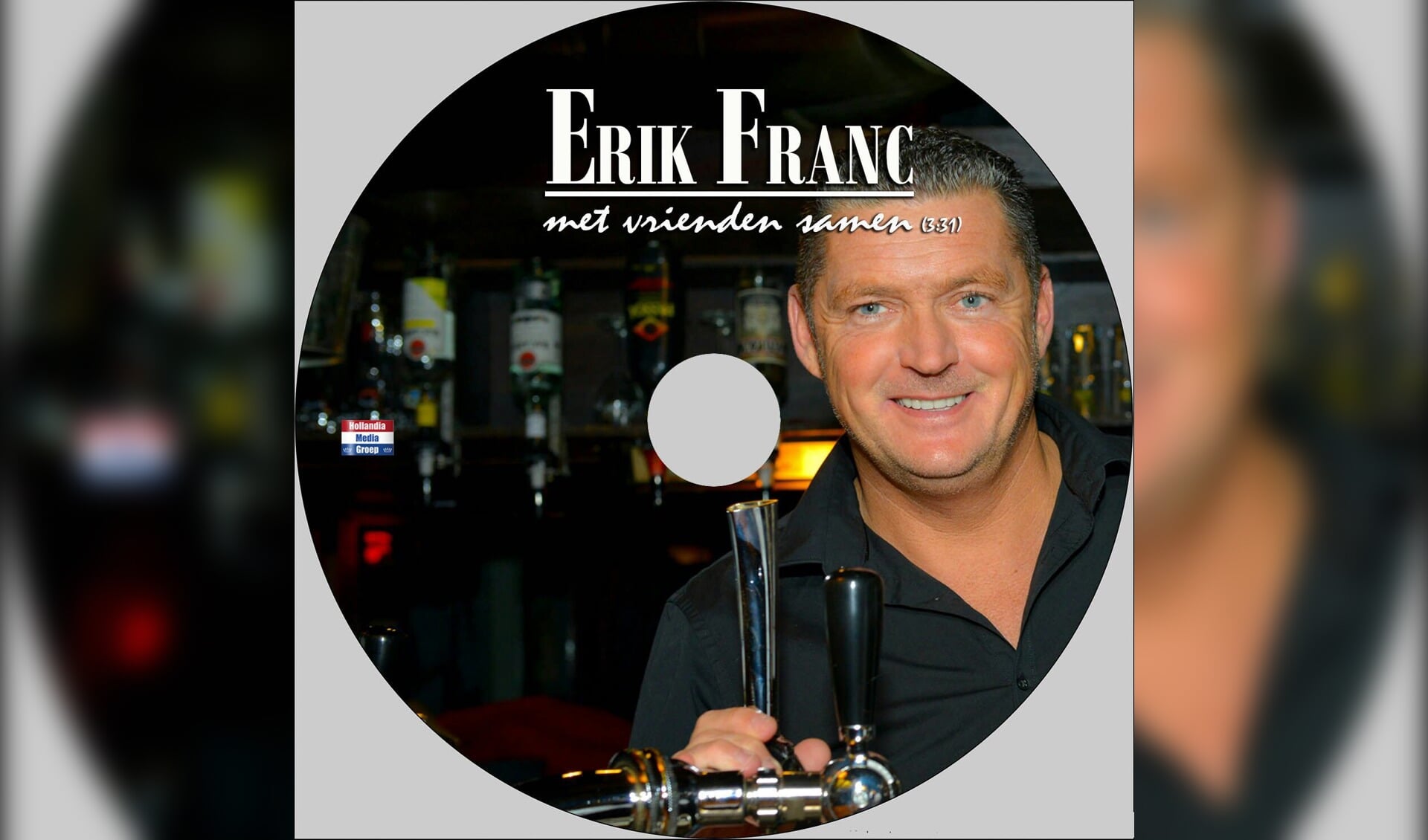 Erik Franc, afgebeeld op zijn eigen cd.