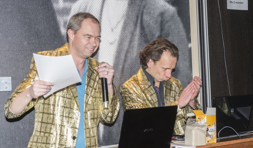 Twee showmasters van De Natte Plek. | Fotonummer: 766746