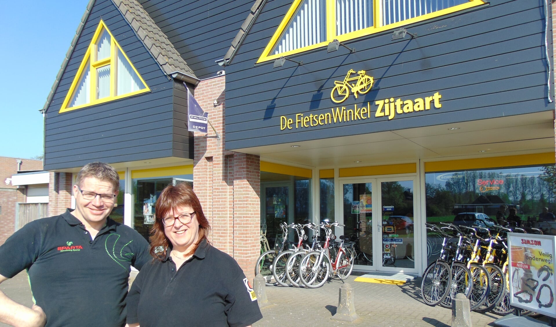 Service staat voorop bij Peter en Mirjan van De FietsenWinkel Zijtaart.