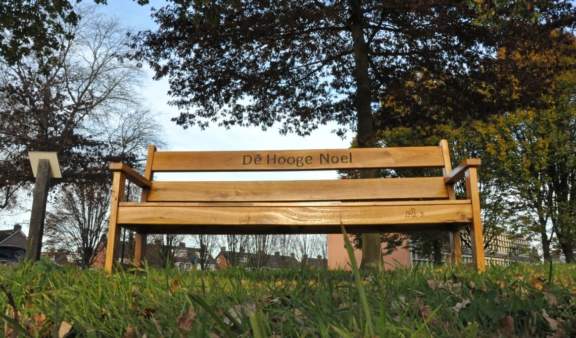 <p>Eén van de toponiemenbankjes.</p>