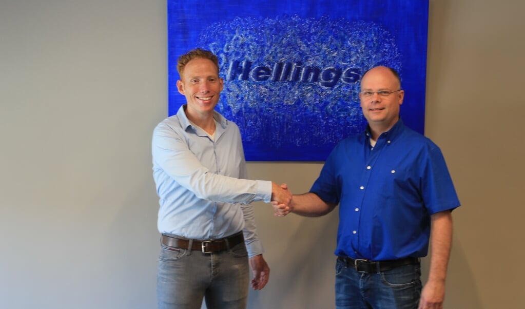 Harm van der Pol (l) en Paul Hellings vormen sinds 1 juli samen de directie van Hellings Machinebouw.