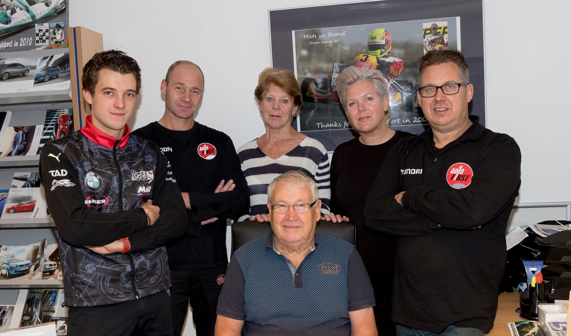 Het hele team van Van den Brand.
