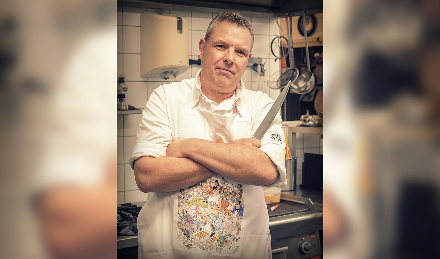 chef-kok en stripliefhebber Leon Verhoeven 