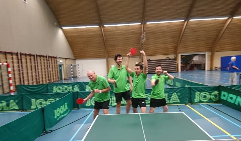 (Attaque 4) v.l.n.r. : Henry van Casteren, Job van Galen, Bram van Galen, Nick van Galen | Fotonummer: 018b62