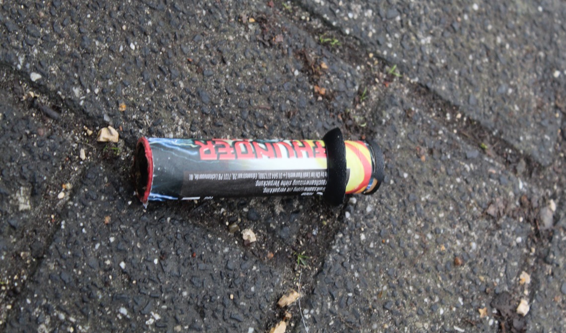 Het afval is even zo makkelijk weer opgeruimd,