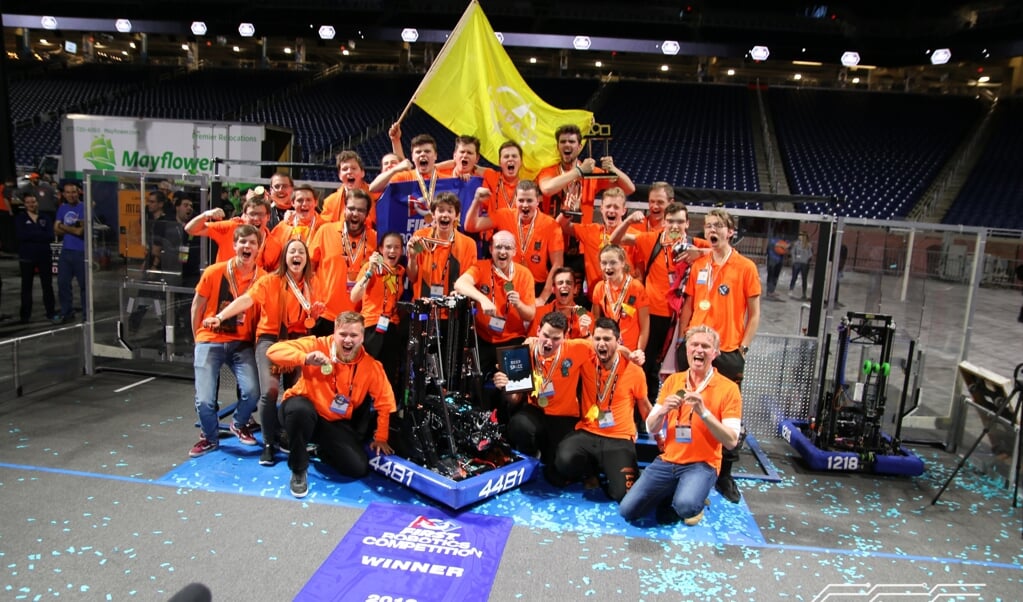 Regionaal roboticateam wereldkampioen