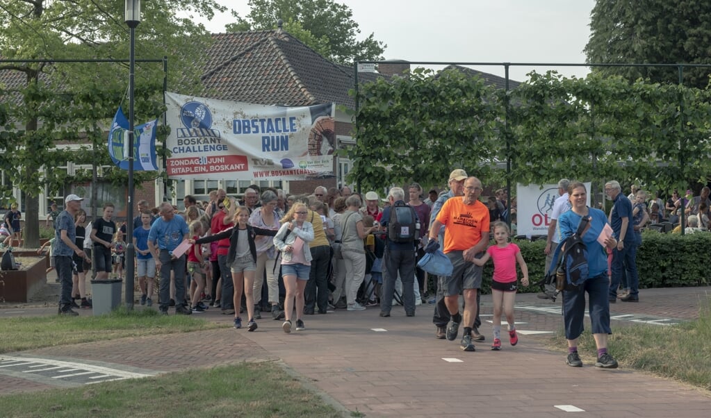 De start van het Vierdaagse evenement.