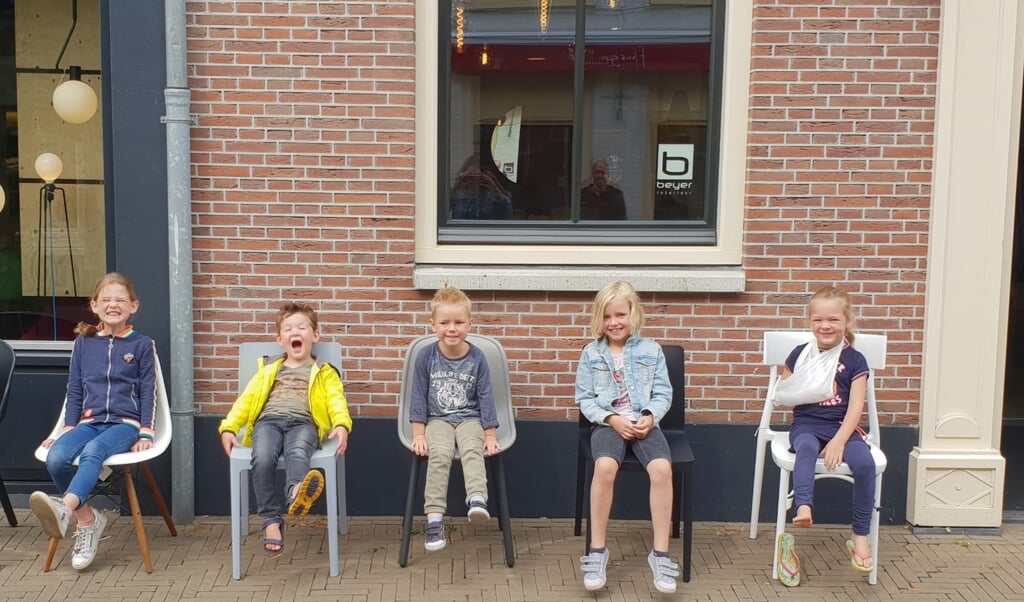 Eerste keer als samengesteld gezin op vakantie! Evy Fenna Nynke Mats en Teun samen in Harderwijk