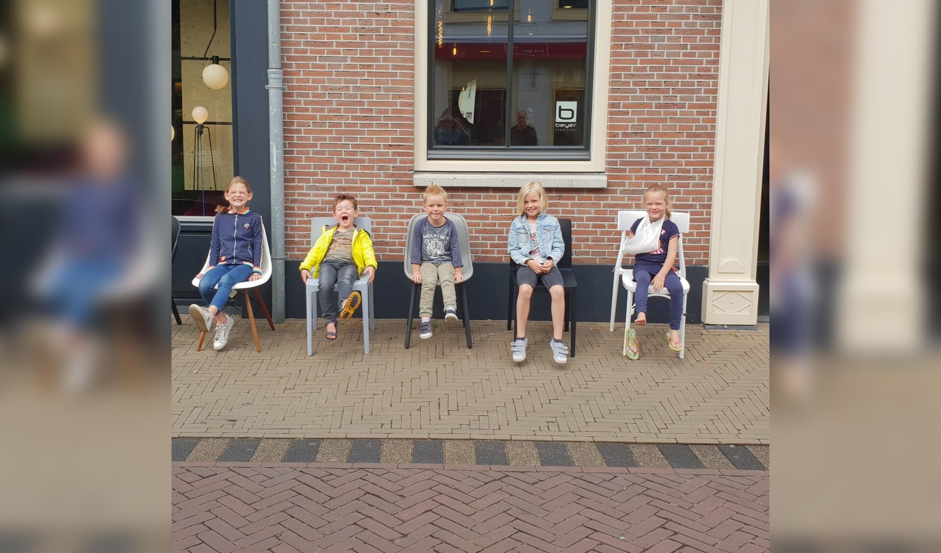 Eerste keer als samengesteld gezin op vakantie! Evy Fenna Nynke Mats en Teun samen in Harderwijk