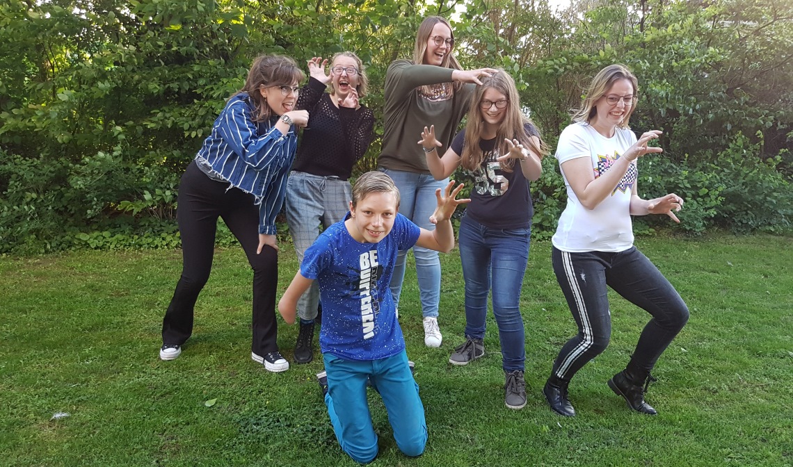De jongerengroep van 't Roois theater