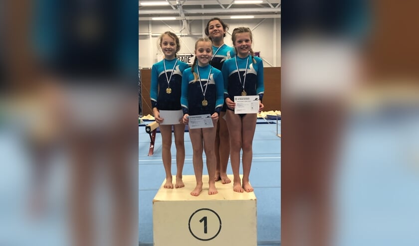 v.l.n.r. Evie, Britt, Megan en Anne. | Fotonummer: 537b0b