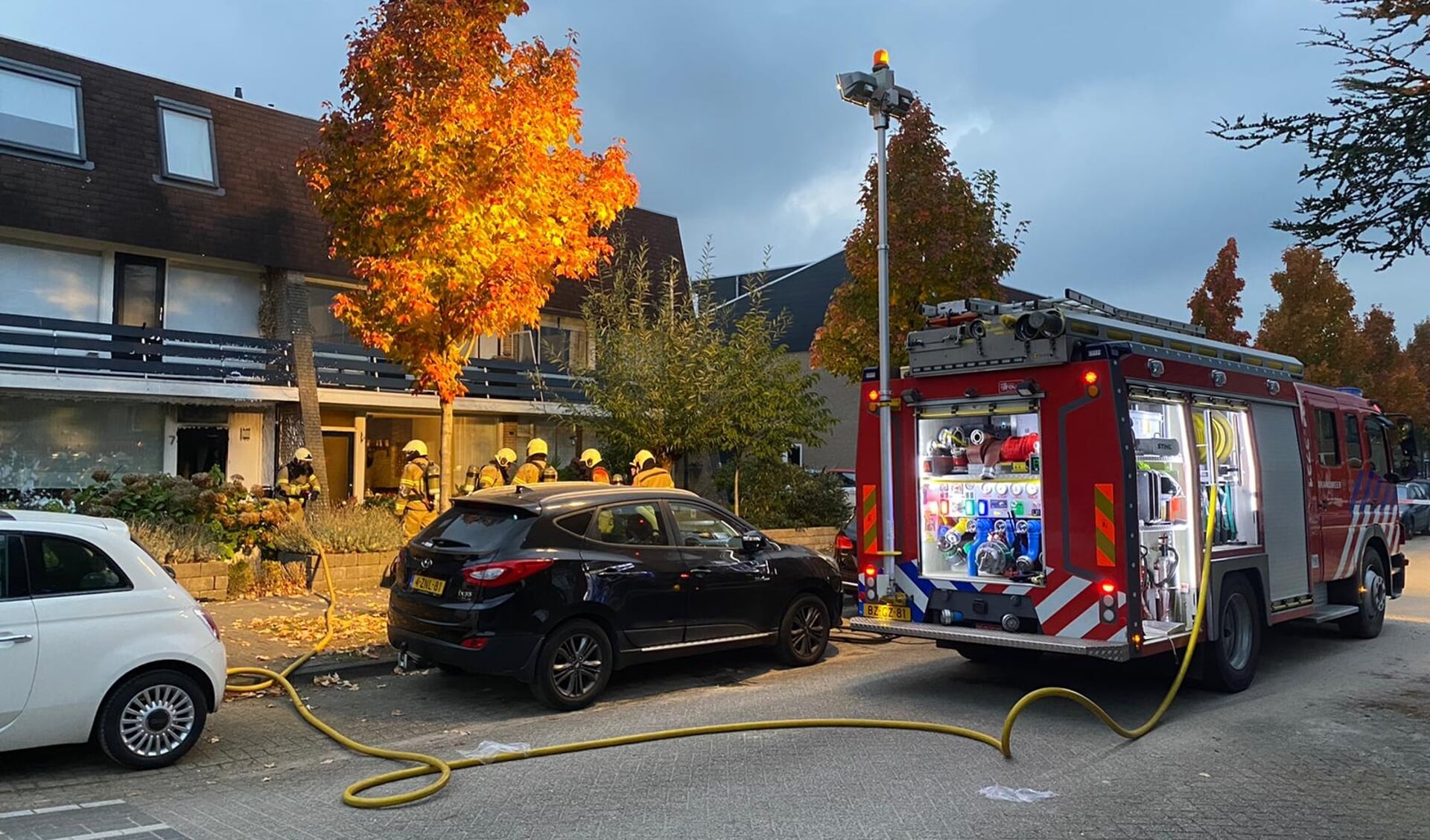 De brand zorgde voor aardig wat schade