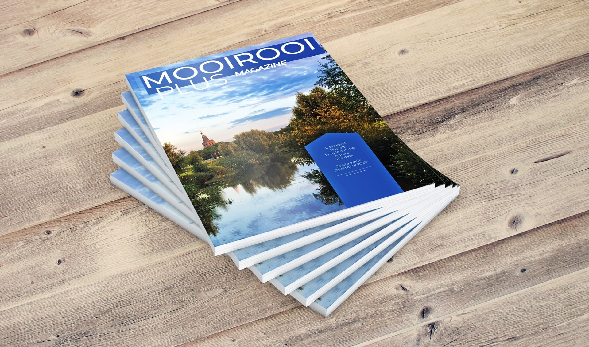 De cover van het MooiRooi Plus magazine.