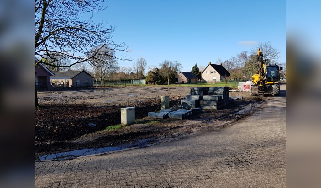 Op deze plek komen meerdere huizen te staan.