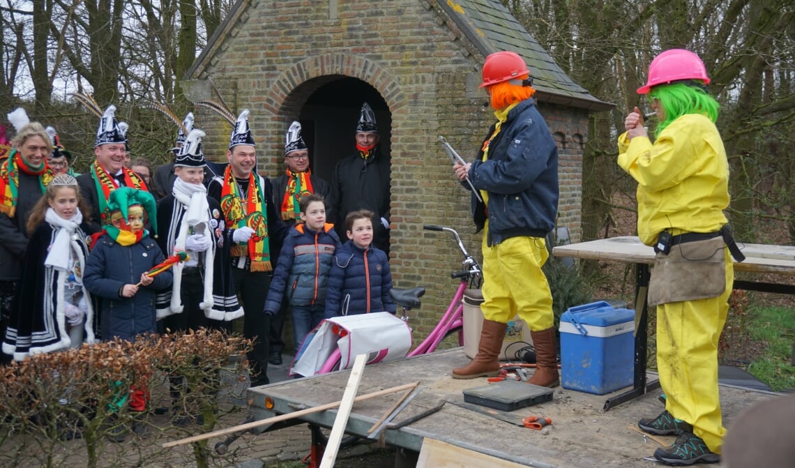 <p>Dit tafereel speelde zich vorig jaar af bij de Martinuskapel.</p>