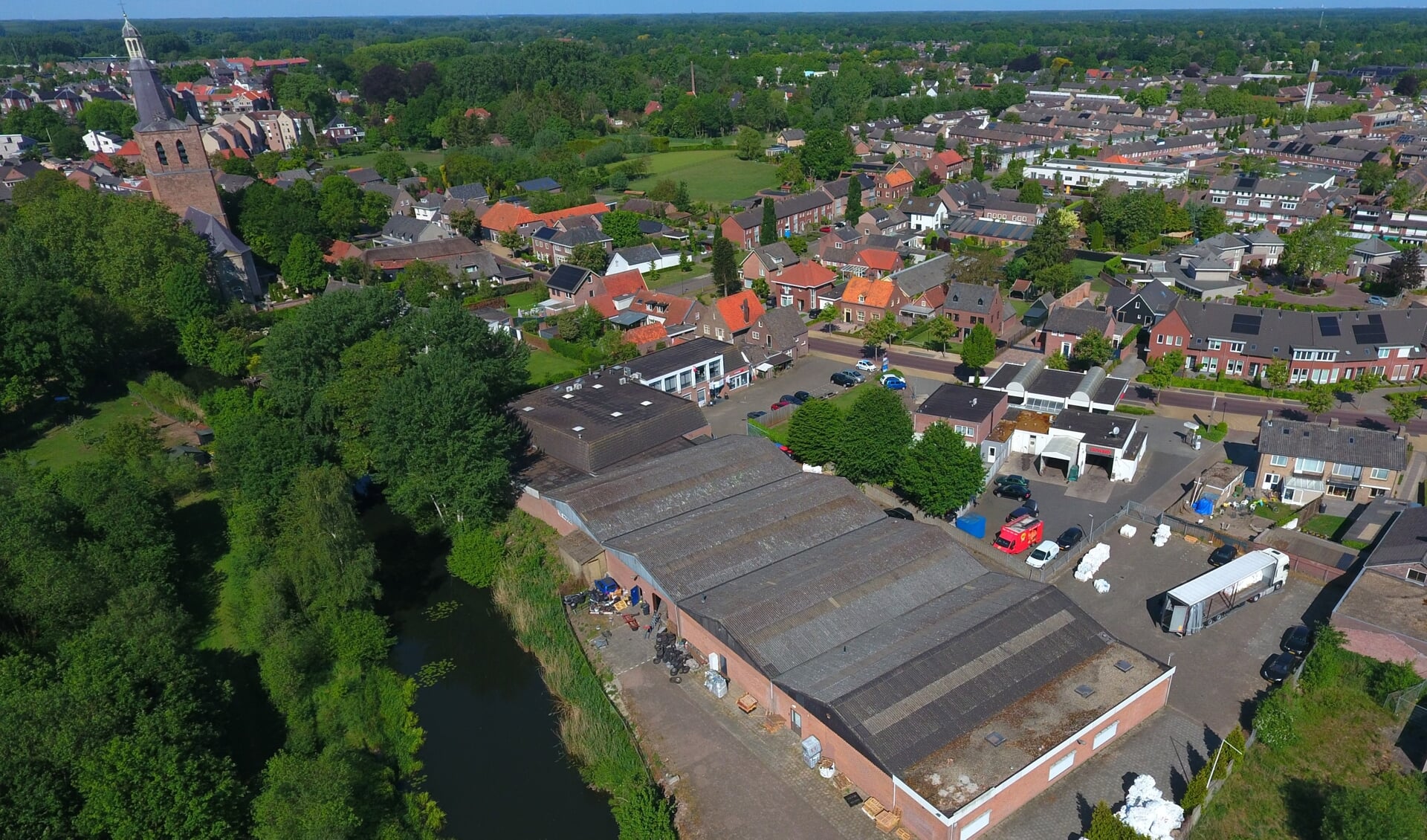 In deze omgeving wordt de nieuwe wijk gebouwd.