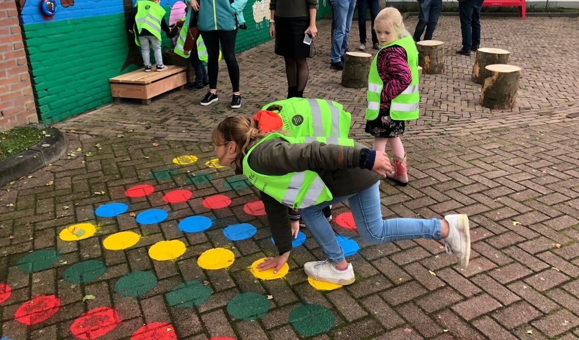<p>Een van de spellen op het beleefplein.</p>