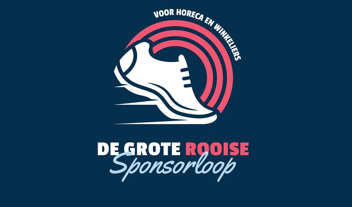 Het logo van De Grote Rooise Sponsorloop