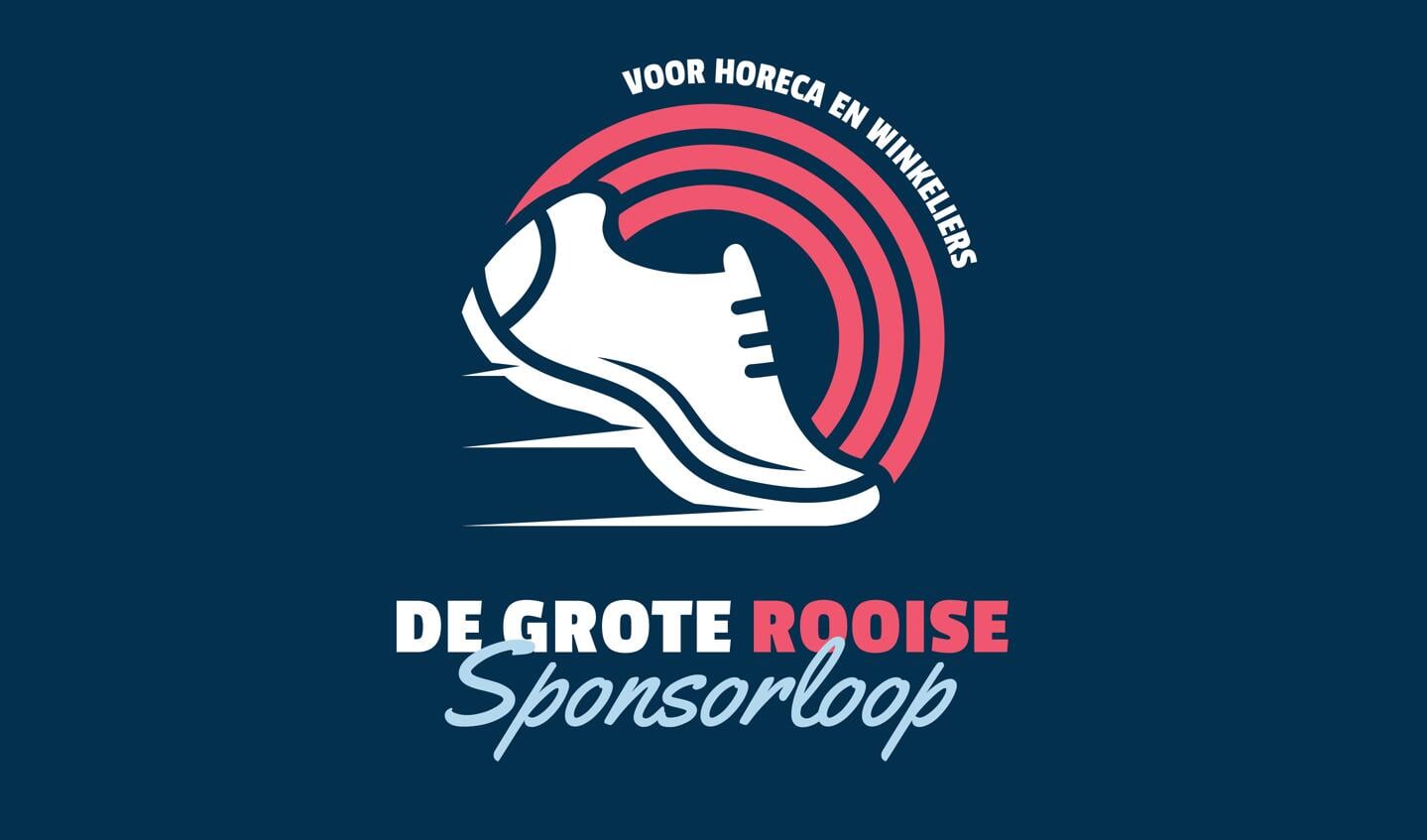 Het logo van De Grote Rooise Sponsorloop