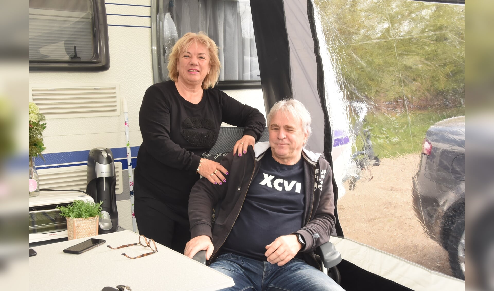 Benny en Anke Hoes op camping de Graspol