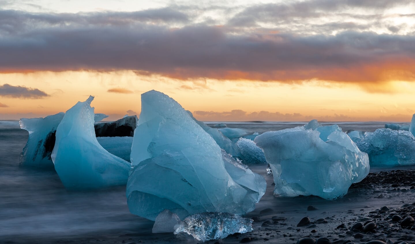 Jökulsárlón, het ijsbergenmeer, tot 2009 volgens Gerry van Roosmalen het mooiste plekje van IJsland (C) Gerry van Roosmalen