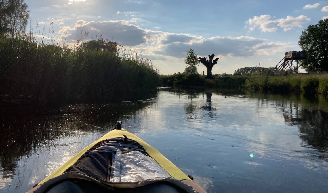 <p>De uitkijktoren aan de Dommel is hier te zien.</p>