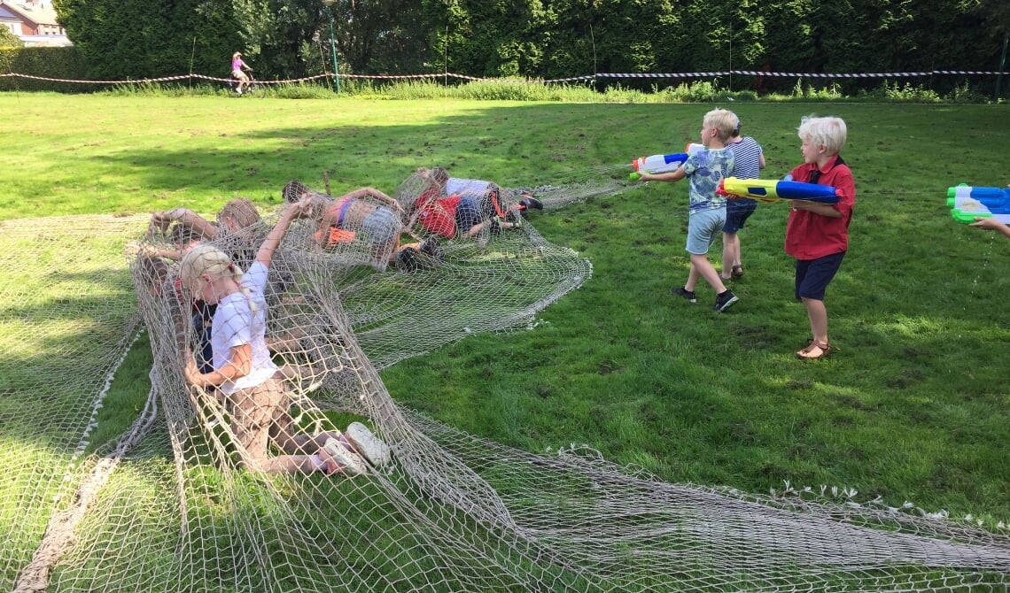 <p>De kinderen mochten allerlei leuke spellen spelen.</p>