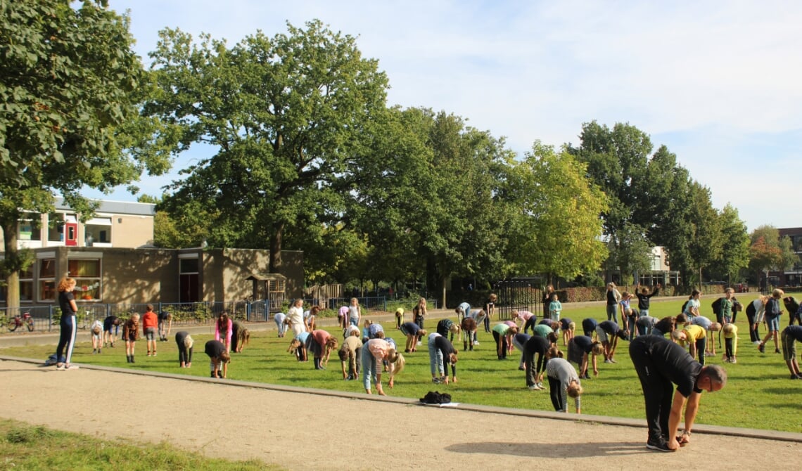 De kinderen van basisschool Dommelrode in actie!
