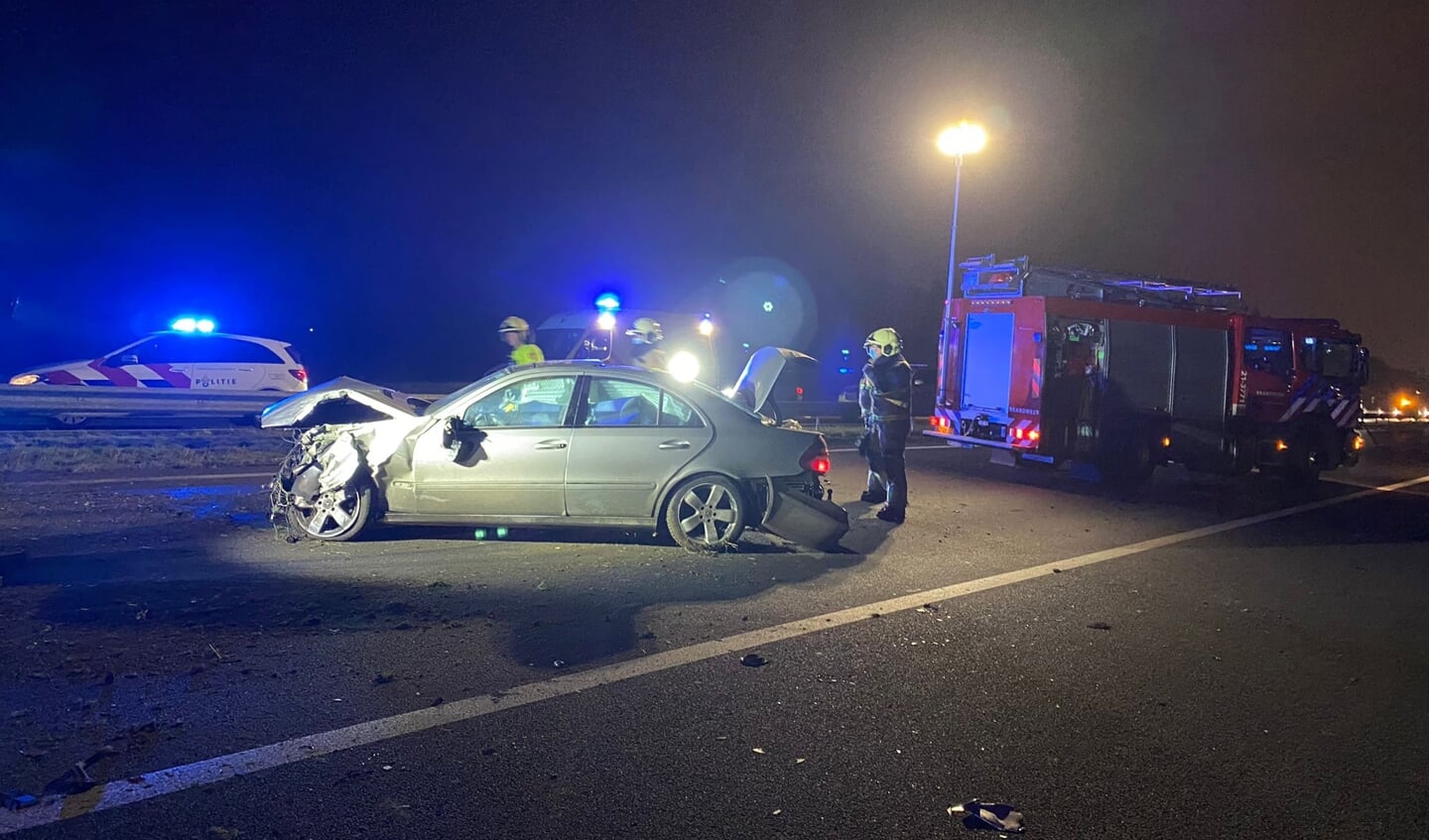 De hulpdiensten moesten massaal uitrukken voor een ongeval op de a50.