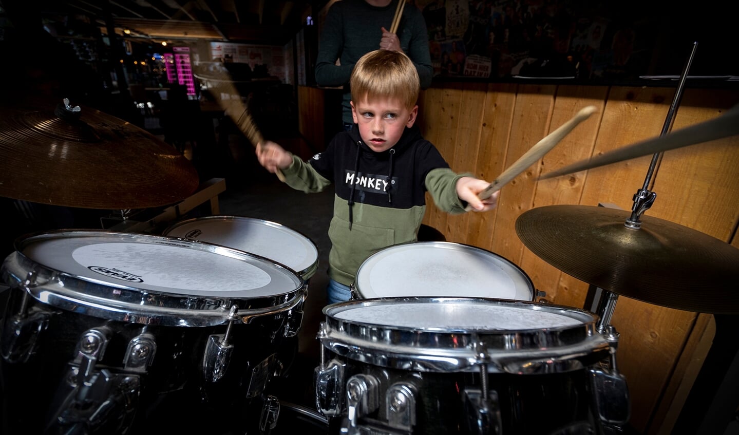 Lekker drummen!