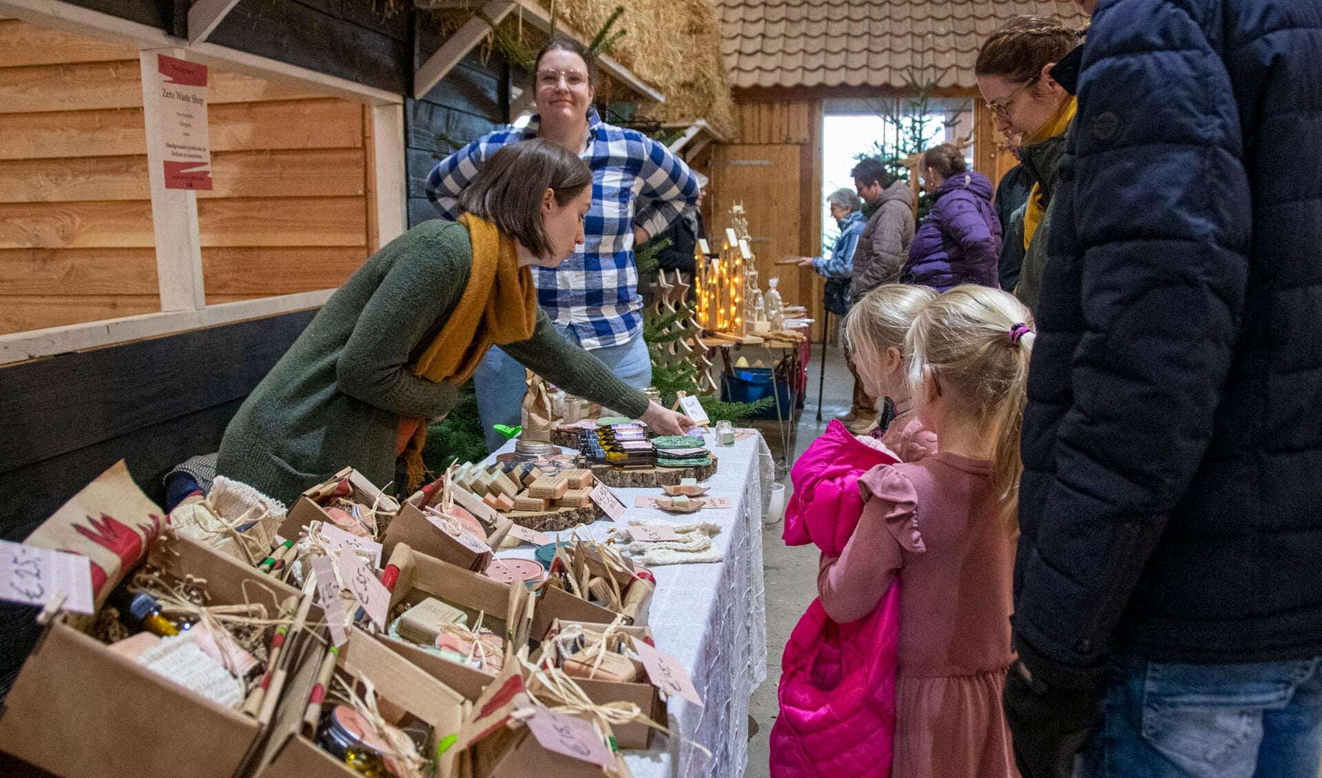 Er stonden meerdere kramen op de Winterfair.