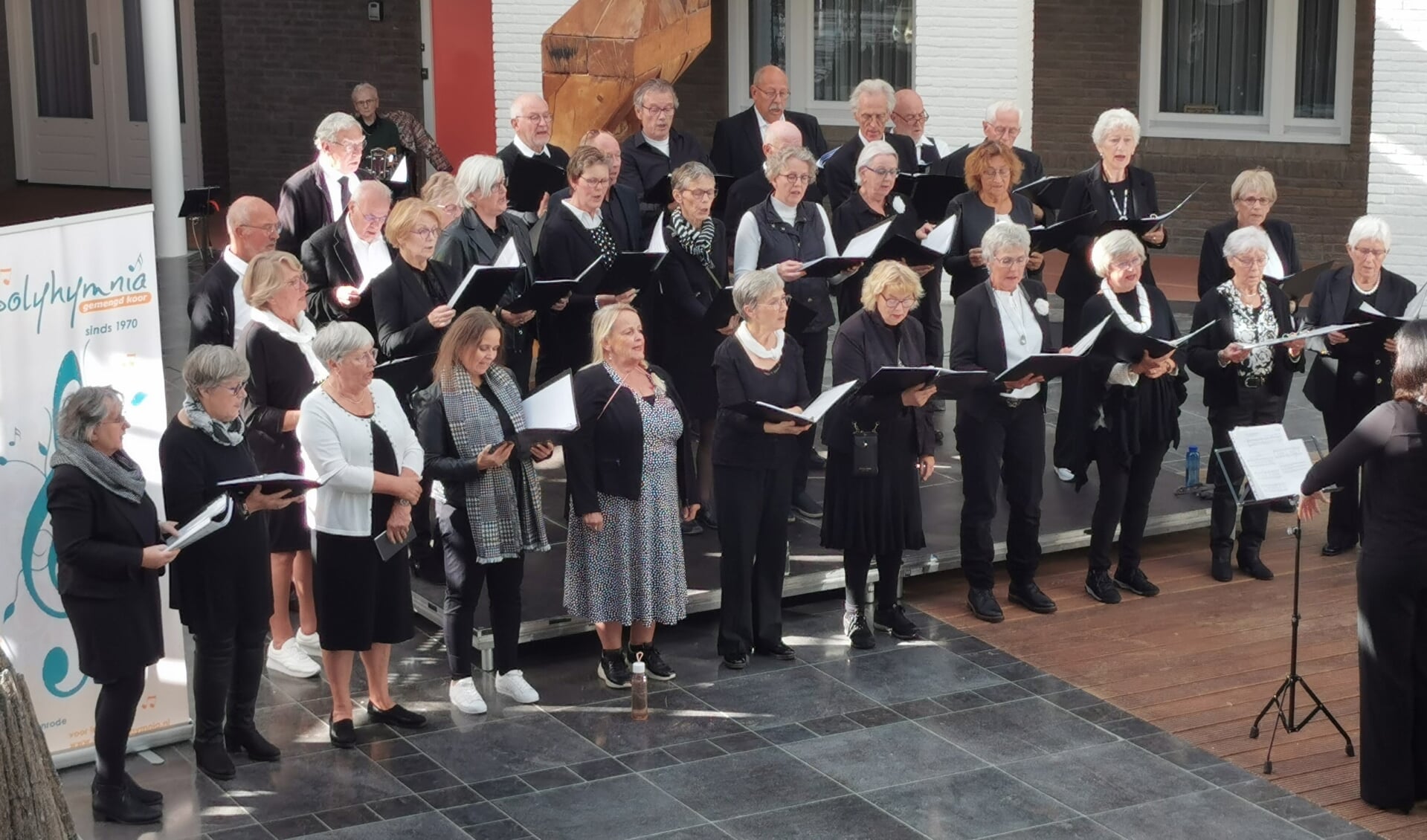 Foto optreden koor tijdens RVK, 9 okt 2022