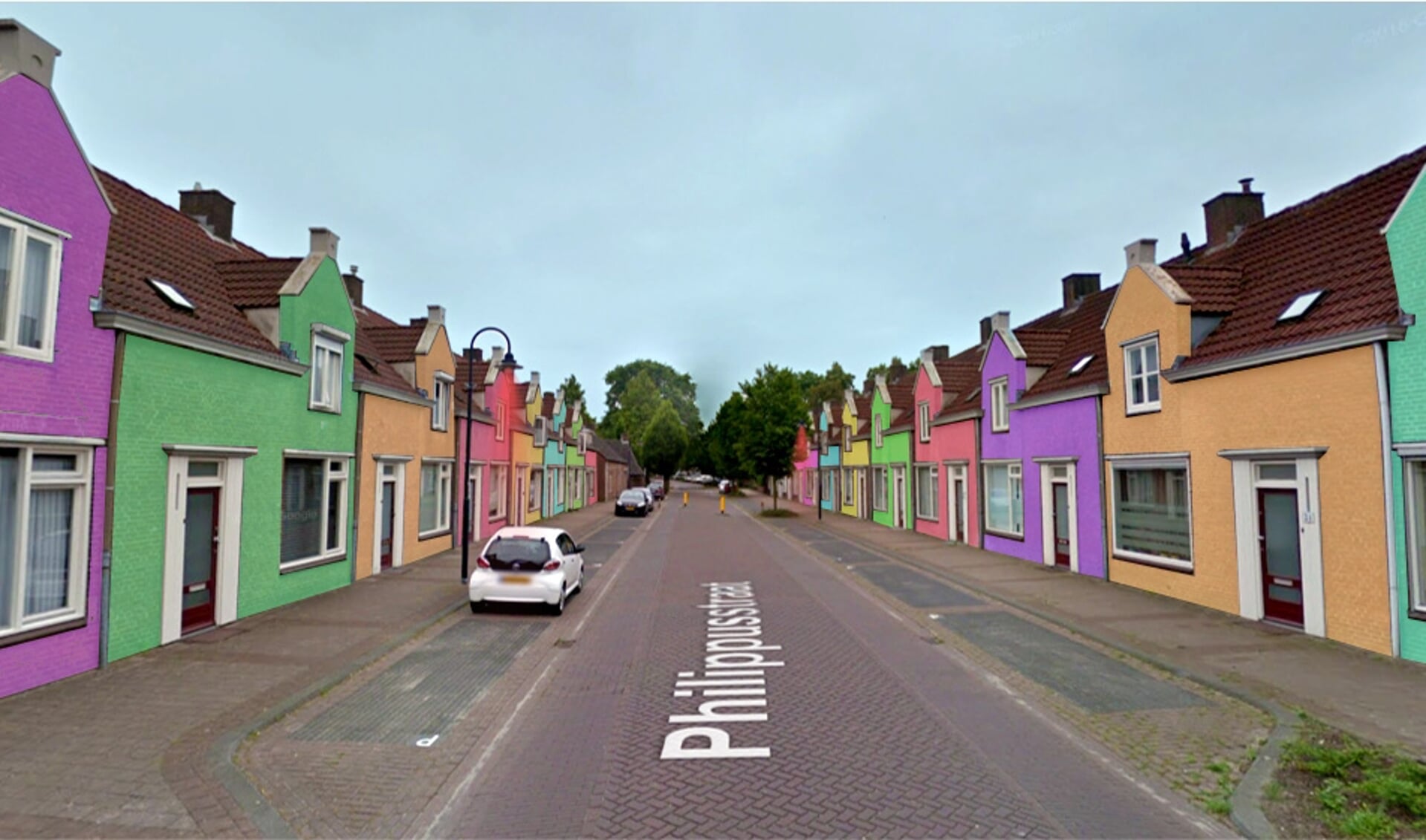 Zo komt de Philippusstraat eruit te zien.