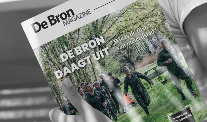 De nieuwste cover van De Bron magazine.