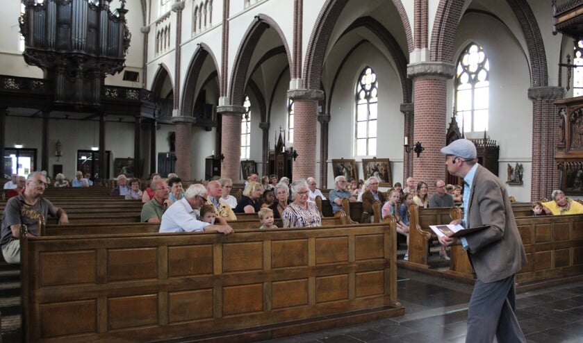 Een scène uit het 'optreden' van zaterdag, Foto: Sem van der Kallen.