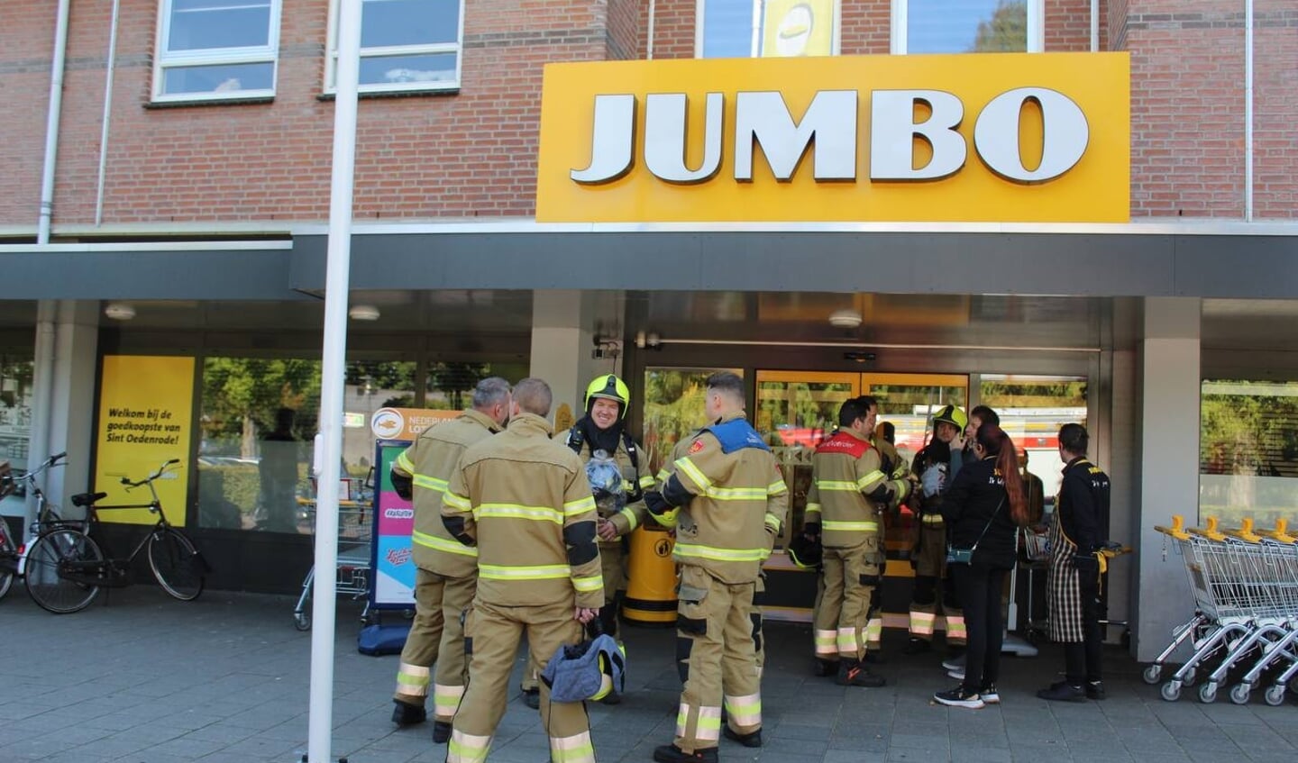 Brandgerucht Jumbo Pieter Christiaanstraat.