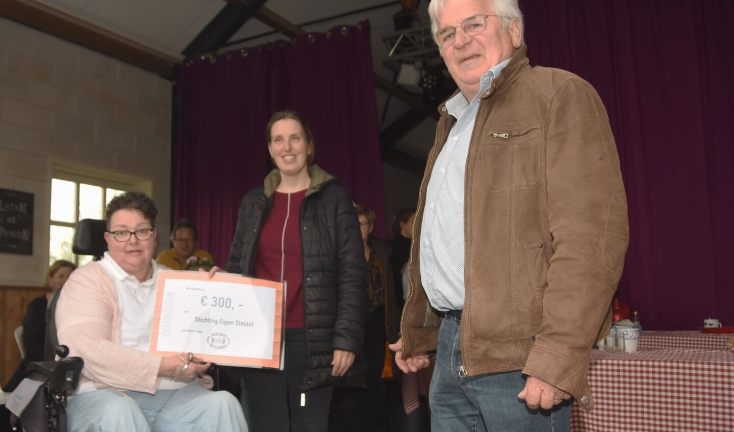 Stichting Eigen Sleutel kreeg 300 euro