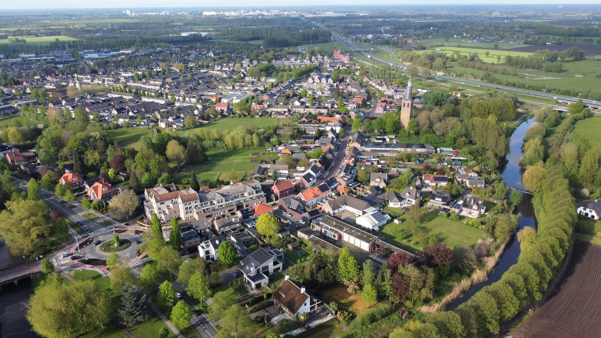 Luchtfoto van Sint-Oedenrode.