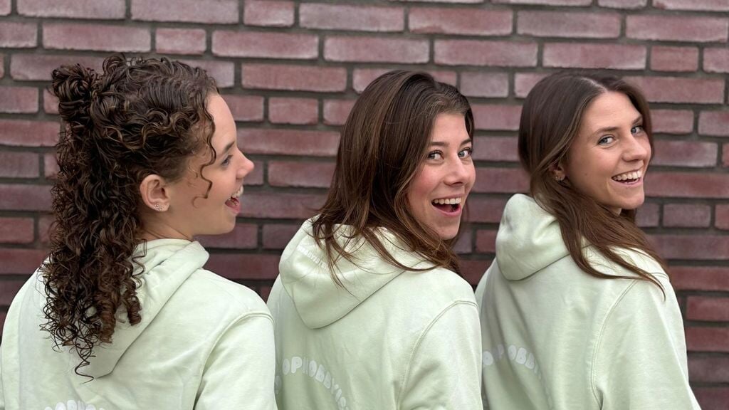 vlnr: Lotte, Sam en Anne.