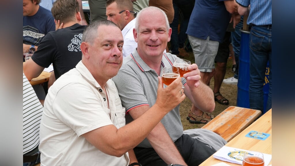Er werd veel geproost.