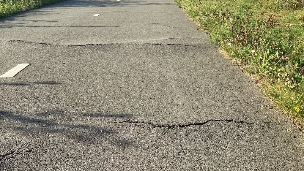 Het fietspad bij de Oostelijke Randweg.