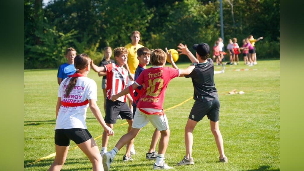 Traditioneel stond de sportdag van de Jeugdvakantieweek op de planning.