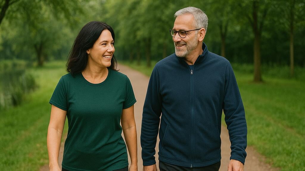 Samen wandelen is ook een optie.