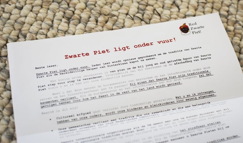 De eerste grote actie van Civitas Christiana, in 2014, was om het behoud van Zwarte Piet. Via de zaterdageditie van De Telegraaf werd een petitie verspreid met een pleidooi voor het voortbestaan van Zwarte Piet in zijn huidige vorm. Wie dat een orthodox christelijke missie noemt, schept een totaal nieuw cultureel en theologisch begrippenkader. (beeld anp / Remko de Waal)