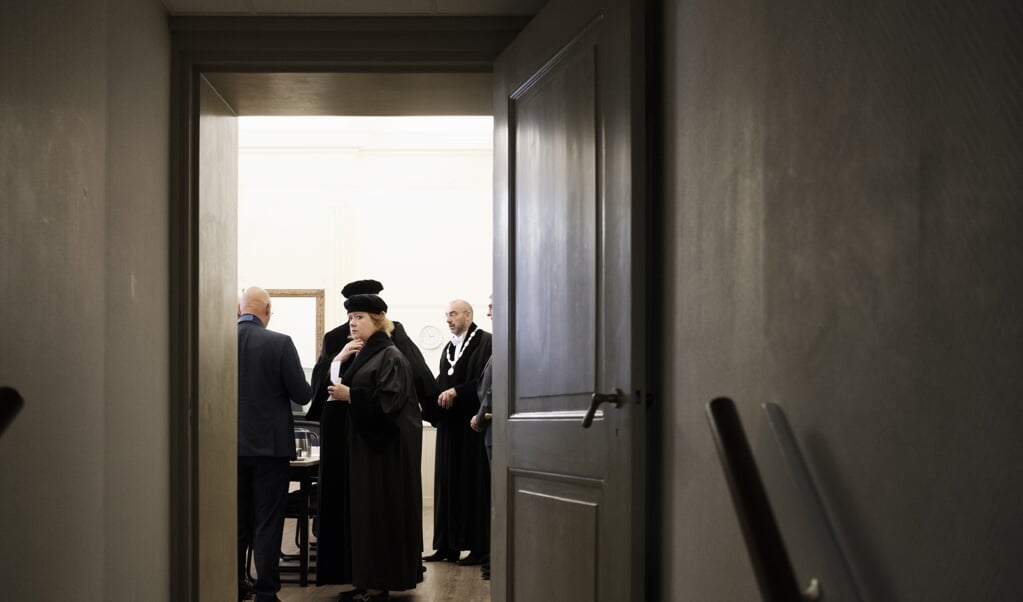 De opening van het academisch jaar van de Theologische Universiteit Kampen in 2018. (beeld Dick Vos)