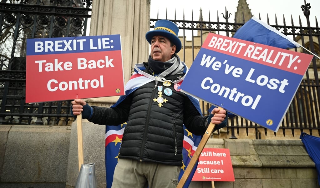 De Britten hebben een haat-liefdeverhouding met de Europese Unie, maar ook in het Verenigd Koninkrijk zorgt de brexit voor verdeeldheid. (beeld epa / Neil Hall)