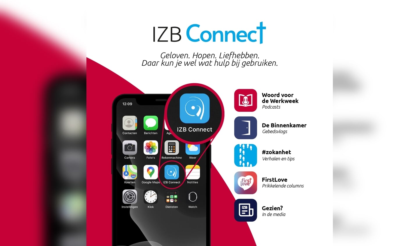 IZB-Connect, de nieuwe app van de missionaire organisatie.